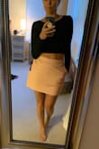 Feels great. Soft pink color. Great waist line. - Sylvia Z.