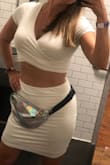 I bought this outfit for my bachelorette party and I absolutely love it! The fit was perfect, it was very flattering and I felt so confident especially after gaining a little extra weight. The best part is how comfortable it is! I will definitely be wearing this again! - Shannon W.