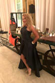 Dress is amazing and so flattering, can't wait to wear it. BUT runs small went through 3 sizes before finding the right one. I have never purchased a large but that's the one that fit perfect. No stretch at all. Saying all that totally worth it!! - Cherakee P.