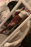 This skirt fits great, it's a LITTLE small but wouldn't change the size! Pair it with boots and it perfect for a fall day - Caitlin L.