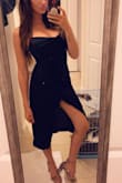 This is such a flattering pretty elegant dress especially for the price. - Natalie