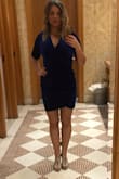 I was looking for something to wear to a wedding. I love this dress! The material is so soft and it's so nicely fitted... I was getting loads and loads of comments and questions during the night on where the dress is from. I love the colour; so rich! The dress is well fitted too. I do have quite large cup 32 E and had to use a few safety pins to ensure I'm not flashing everyone at the wedding, but you can't see them. If you are looking for a stunning dress with a wow effect, look no further! - Anna B.