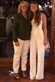 Y'all this jumpsuit is so cute! I got so many compliments, one of which was "you look like a Charlie's Angel". It is tight though and hard to find things to wear underneath. I wore spanx shorts and you could see the outline of them on my legs sometimes. I also couldn't wear a bra with this. It runs pretty long, so heels were a must. - Anne D.