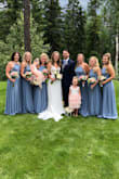 This dress was bought for a bridesmaid's dress and we all absolutely LOVED it! I'll definitely be wearing this one again. It was so flattering on all body types! - Leigh P.