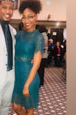 Ordered this for my brother's wedding. He and his fiancé wanted immediate family to wear a certain color and this matched perfectly.  This dress was appropriate for the church ceremony AND the reception! I wasn't limited with dancing and had comfort before AND after eating Italian. This dress is great for formal events! - Jasmin H.
