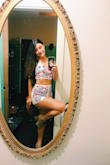 Rocked this cute little number for my own Austin Bachelorette trip, and again with a pink skirt for a Vegas Bachelorette party. Very flattering, super cute pattern, and comfortable fit! - Megan C.