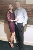 This dress was beautiful!! Perfect for a fall wedding. The length was not too short or long. It fit just right and was very comfortable. - Michelle R.