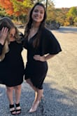 Perfect wedding guest dress for the fall! I got a ton of compliments! I'm 5'5 and 150 pounds and usually wear between a S/M. I usually find that Lulu's size smalls are too short for me and always end up in a medium. The Small in this dress was definitely too short (the slip part that's underneath), however I liked how the top half fit better in the small. I ended up keeping the medium because I needed it to be longer, and was still happy with how the top half looked (I just had to keep an eye on whether or not I was being too revealing since it was a little more loose). - Hayley S.