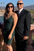 Loved this dress! The fit was fitted and very comfortable. The lace details on the side and back make this dress sexy. Wore this for an early fall wedding. - Melissa S.