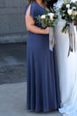 I got this dress for my best friends wedding and it is just absolutely incredible. I had to get it hemmed and I added a slit for a little extra flare but it's just amazing. The quality is great, the shipping is fast, and the color is incredible. It's great for formal events and even just a day at the beach. I wore it to brunch and everyone loved it. - Jessica A.