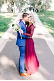 I ordered this dress after purchasing a similar one that was sleeveless and ended up not loving the look for my engagement photos. I was torn between ordering an xs or a s since I am tall but thin and ended up going with a small and I think that was fine. There was a tiny bit of gaping at the waist in the back that I would have liked to be more snug but otherwise I had no issues with it! It was plenty long enough for my tall frame and still allowed room for me to wear tall wedges. The material was exactly as I expected and was light weight, but was definitely toasty out in the Florida heat. The bust area could have fit me a little better but I think that's a personal problem lol Overall I highly recommend the dress and am pleased with it! - Sarah M.