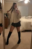 Absolutely love these knee highs. Great heel and versatile to wear with some of your favorite fall outfits! I rocked them with a sweater dress during the day and then jeans during the night. Love!! - Paige B.