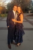 This dress is so pretty and unique! The length was perfect, it hit me right above the ankles. The top was a little large but I have a small bust size so I wasn't too surprised. Overall it is an elegant dress and was perfect for the fall wedding I went to! I cannot wait to wear it to holiday parties! - Jessica R.