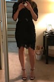 I am 5'3" 115 lbs and ordered an extra small. It fit perfectly! I wore this dress to a wedding and received many compliments! - Shelby T.