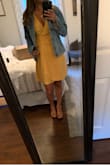 This wrap dress is perfect! For ordering an XS the length was not too short or too long and as it is a wrap you can tie it as tight or loose as needed. Very flattering! - Alexis M.
