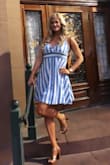 I love this dress because it's sexy but not too short. I will say it's a little low cut and I had to use a safety pin to keep my bra from showing but other then that this dress is great! - Katie D.