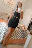 I've always ordered off Lulus for any special event I have going on. Their dresses are always such great quality and always fit true to size! This black dress is so far my favorite, super comfy and stretchy material, and as well super flattering! I feel so confident wearing it. Love! - Brooklyn W.