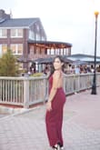 Seriously, this is by far best comfortable jumpsuit ever! The open back is so flawless, adjustable straps! I would recommend wearing some kind of platform, it has a beautiful wide leg! The material feels expensive but without the price tag! I wore it for a wedding and got so many compliments! - Paola B.