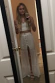 This is my go to crop top for summer. It is so soft and so incredibly light! Obsess with the fit and the open back. - Lainey O.