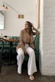 The fit is true to size, light-weight, and goes with almost any outfit! - Priscilla M.