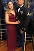 This dress fit perfectly and was so comfortable! I felt so pretty in this dress. It was the perfect combination of classy and sexy. Would definitely recommend. - Jessica O.