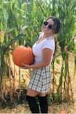 I love this skirt! The material was different than I expected but not in a bad way. It was perfect with a pair of OTK boots. - Ashley A.