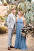 This dress is the perfect dress for any kind of professional photos - from holiday, engagement, or a family shoot. It photographs so well with the light dusty blue color and is gorgeous. Runs true to size. - Mallory M.