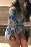 Very light and comfortable.  I am tall so it was a tad shorter on me than it would be on others.  There is a small button on the chest to cover up a bit more, which is nice if going to a more conservative outing.  I have gotten so many compliments on it, I love it. - Kelsey B.