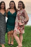 I wore this for a wedding and got so many compliments on this dress. It was super comfy and fit great! I'm 5'4 for reference and got a medium. - Emily K.