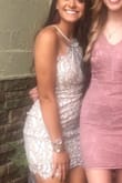 Loved this dress! I have a hard time finding dresses that fit well and this one was a little loose around the waist but other than that it was perfect! Nice material that isn't see through, and it doesn't ride up! - Caroline G.