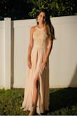 This dress was perfect, high quality and the price was even more better. I ordered XS size because I'm skinny and it fits perfect! - Kristtal C.