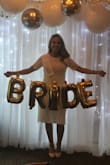 I got this dress for my bridal shower and can't tell you how beautiful it looked! Fantastic quality, beautiful design, and ships faster than Amazon Prime! I loved it so much I got a very similar one in hunter green for my rehearsal dinner! - Kathryn