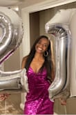 I ordered this dress for my daughter who was turning 21. She wanted something that was sparkly and bright and this dress did the trick!! She is very tiny and I wasn't sure if I would fit her, but everything worked out beautifully. The dress was a show stopper and she was asked many times where did you get dress!! Thanks Lulus!! You made my daughter night and we both were very pleased!! - Sheila D.