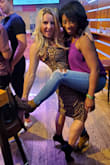 I LOVE the leopard print booties! I always run into people with leopard and we automatically sync! I didn't know her but we are friends!!! - Kiya S.