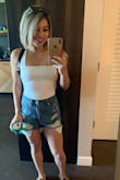 I'm so happy I got this! It was a hit for vacation. Just what I needed. I am definitely gonna get another color but a size bigger. Just a tad bit small, but otherwise I am in love with it. I would recommend this bodysuit! - Jacquelyn R.