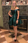 My daughter wore this dress to homecoming and it was beautiful on her! Runs a little small, so she got a large. Overall, she was very pleased! - Amanda S.