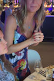 I wish I had a better picture to show this dress, but maybe next summer because I definitely plan to wear it again. It's a great stylistic fit for an array of events - heals or sandals, etc. Great bang for your buck, beautiful colors - fun and flirty, yet classy too. - Stephanie P.