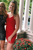 Very pretty dress, a little tight but made it work. I wore it to my high school homecoming dance and it was perfect! - Devynn D.