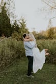 If you're thinking about getting this dress, I definitely recommend it! It is a little long but great quality and looks beautiful in photos. It is very comfortable and fits nicely! I bought this dress to wear for our fall engagement photos and it was exactly what I had pictured! - Brooke H.