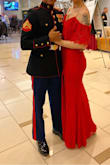 This dress was all I could have hoped for! Comfortable, stylish, fitted, and flirty! I wore it to attend a military ball and the compliments were nonstop! Definitely recommend to anyone looking for a classy and comfortable dress! I did need it taken in a little to ensure it fit my waist better but aside from that it fit perfectly! - Karin P.