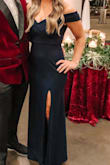 Wore to a black tie wedding and I LOVED it. Beware busty girls that it's a little right on the top- I couldn't even zip it up with a bra on but the material was nice and thick so I did okay without one! - Erin H.
