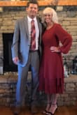 This dress seems to run smaller but it was comfortable and photographed well for the event. - PATRICIA Y.