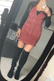This is such a cute dress! I paired it with a shirt and boots from Lulus as well. It's very comfortable and perfect for the fall! - Evie S.