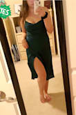 This dress is it. This is the only dress that matters. I've recently lost 20 lbs and have a family wedding in Dec. I wanted to show off a little, and this dress does the job, exceeds the job, is the dang employee of the month. If you see me grocery shopping in this dress, it's because I feel so. dang. good. - Liz J.