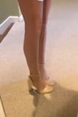 I love these heels!!! Super classy! I wear a size 8 typically and these were true to size. I'll be wearing them to my husband's graduation ceremony! :) - Kelsey M.