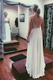 I am in love! I had alterations to make the straps shorter and hem the bottom, will update review with a pic after I wear it for my wedding! - Nicole M.