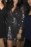 Bought this dress to wear to my bachelorette party. It's fitted but comfy and is super flattering. Perfect flashy nighttime dress without being too scandalous. - Christina C.