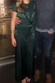 I love this jumpsuit! I recently wore it to an anniversary dinner and got a ton of compliments. I am planning on wearing it to my company holiday party because it is so classy and the green color is gorgeous! The tie around the waist looks really good and I paired it with some Lulus heels! - Taylor H.