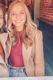 This sweater is so cute and I love the ballooned sleeves! It looks really good tucked into jeans with a belt and jacket and is perfect for the fall. The material is really soft and the fit was true to size. - Taylor H.