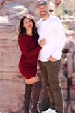 Pairs great with a pair of over the knee boots. Super comfy and the low back gives it something extra. Will order in the other color available too. - Aleesha M.